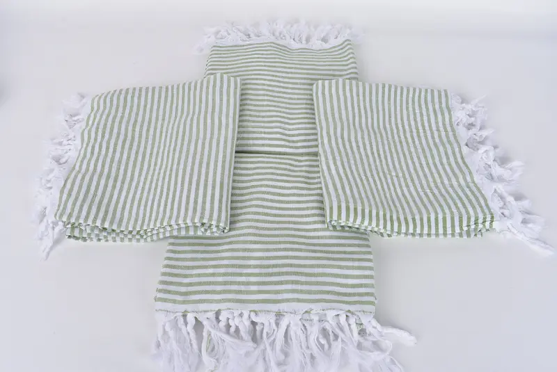 Monogrammed Beach Towel, 68x36 Cotton Striped Towel, Custom Gift, Handwoven Turkish bath towel, Turkish Towel Beach, Birthday Gift, Monogram Towels - 6
