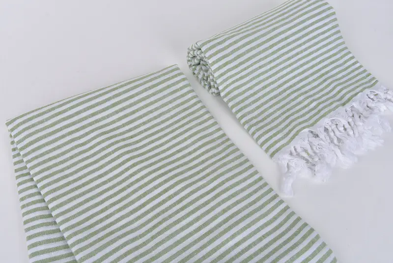 Monogrammed Beach Towel, 68x36 Cotton Striped Towel, Custom Gift, Handwoven Turkish bath towel, Turkish Towel Beach, Birthday Gift, Monogram Towels - 7