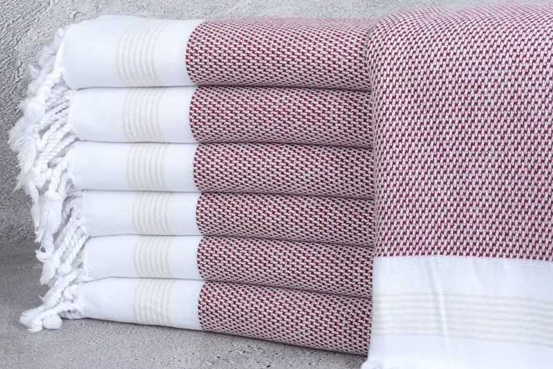 Personalized Wedding Gift For Couple, Lightweight towel, Bachelor Gifts, Handmade Turkish Towel, Beach Towel Gift, 70x40 Cotton Striped Towel - 1