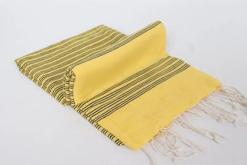 70x40 Cotton Striped Towel, Cotton towel, Turkish hand towel, Gym Towel, Bridesmaid Gift Towel, Xmas Gifts, Fringed Turkish towel for poolside - 5