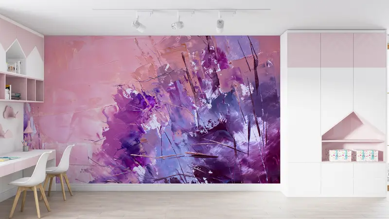 Wall Paper Peel and Stick,Contemporary Wallpaper,Abstract Wall Painting,Modern Wall Paper,Paper Wall Art ,Modern Wall Decor, - 6