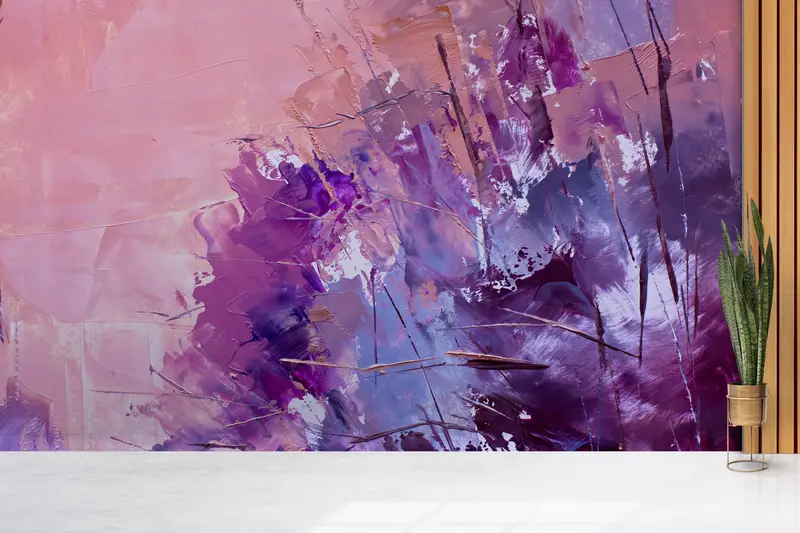 Wall Paper Peel and Stick,Contemporary Wallpaper,Abstract Wall Painting,Modern Wall Paper,Paper Wall Art ,Modern Wall Decor, - 2