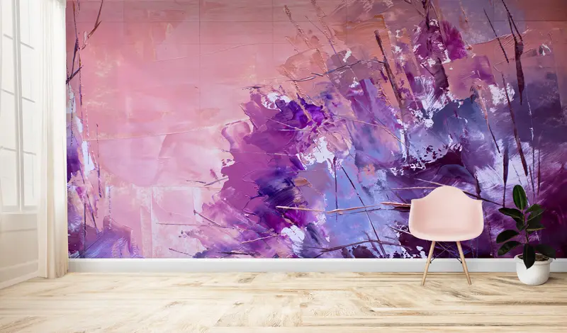 Wall Paper Peel and Stick,Contemporary Wallpaper,Abstract Wall Painting,Modern Wall Paper,Paper Wall Art ,Modern Wall Decor, - 4