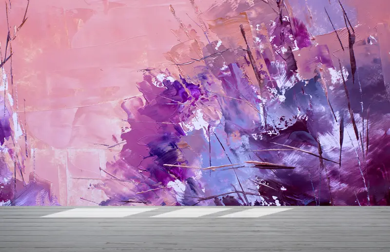 Wall Paper Peel and Stick,Contemporary Wallpaper,Abstract Wall Painting,Modern Wall Paper,Paper Wall Art ,Modern Wall Decor, - 5
