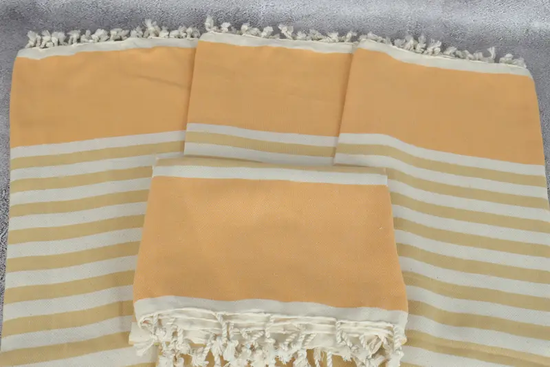 Best Friend Christmas Gift, Personalized Bridesmaid Gift, 70x40 Cotton Striped Towel, Embroidered Towel, Kids Beach Towel, Bachelorette Party Gifts - 4