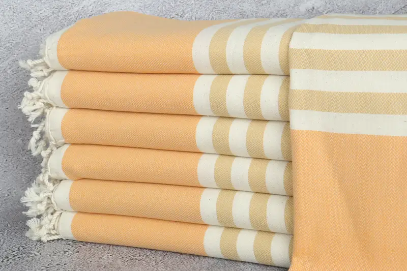 Best Friend Christmas Gift, Personalized Bridesmaid Gift, 70x40 Cotton Striped Towel, Embroidered Towel, Kids Beach Towel, Bachelorette Party Gifts - 1