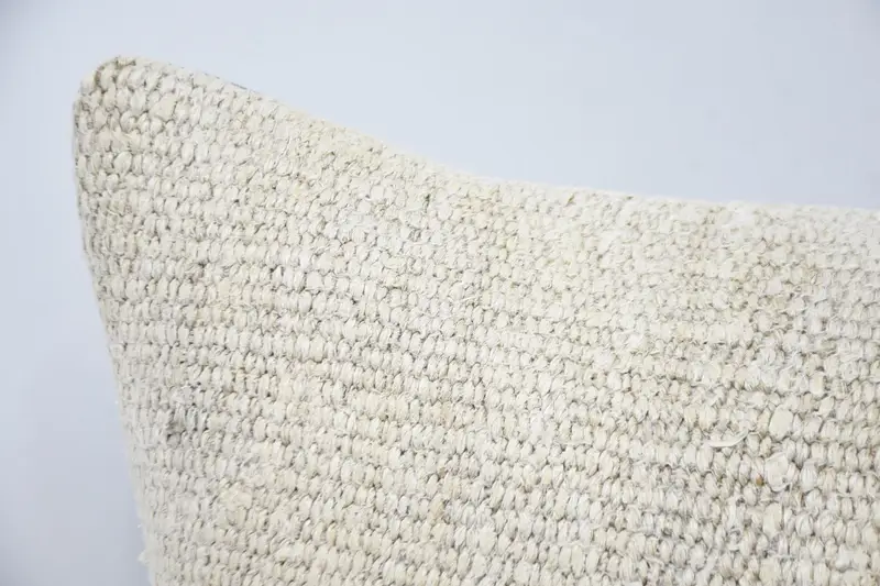Anatolian Pillow Case, 20x28 Beige Pillow Cover, Gift Pillow, Boho Pillow Sham Cover, Traditional Pillow Cover, Ethnical Kilim Rug Pillow, Pillow - 2