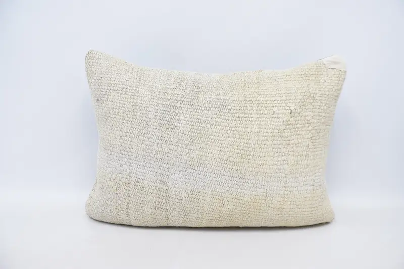 Anatolian Pillow Case, 20x28 Beige Pillow Cover, Gift Pillow, Boho Pillow Sham Cover, Traditional Pillow Cover, Ethnical Kilim Rug Pillow, Pillow - 1