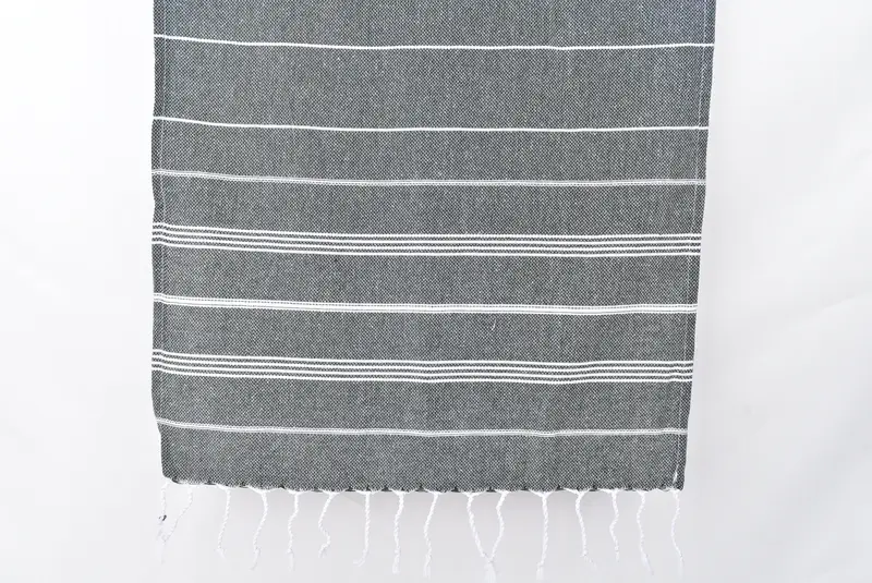 Gym Towel, Wedding Gift Ideas, Monogram Hand Towel, Spa Towel, Gift For Him, Personalized Kitchen Towel, 38x18 Cotton Striped Towel, Bathroom Towels - 8