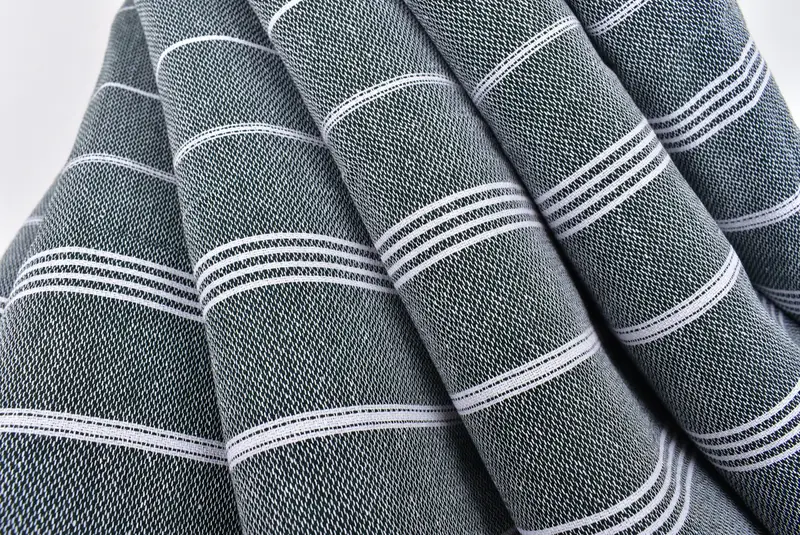 Gym Towel, Wedding Gift Ideas, Monogram Hand Towel, Spa Towel, Gift For Him, Personalized Kitchen Towel, 38x18 Cotton Striped Towel, Bathroom Towels - 5