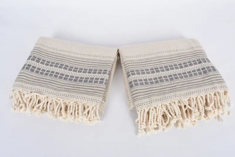68x40 Leinen gestreiftes Handtuch, Junggesellengeschenke, Hochzeitsbevorzugungen, personalisiertes Brautjungfern -Strandtuch, Geschenkboxenhandtuch, Monogramm -Strandtuch, Schalhandtuch - 6