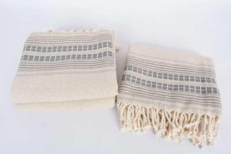 68x40 Leinen gestreiftes Handtuch, Junggesellengeschenke, Hochzeitsbevorzugungen, personalisiertes Brautjungfern -Strandtuch, Geschenkboxenhandtuch, Monogramm -Strandtuch, Schalhandtuch - 7