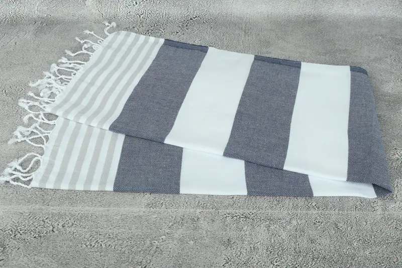 Gifts For Him, Small Bath Towels, Family Gift, Guest Towel, 40x24 Cotton Striped Towel, Holiday Towel, Personalized Hand Towel, Bathroom Towels - 6