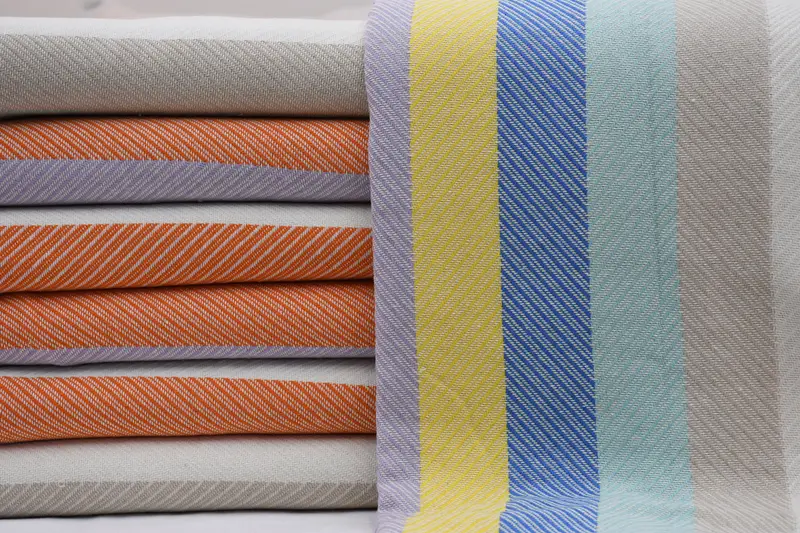 92x76 Cotton Chevron Towel, Tablecloth, Baby Boy Gift, Decorative Bedspread, Best Friend Wedding Gift, Personalized Gifts, Bachelorette Party Favors - 6