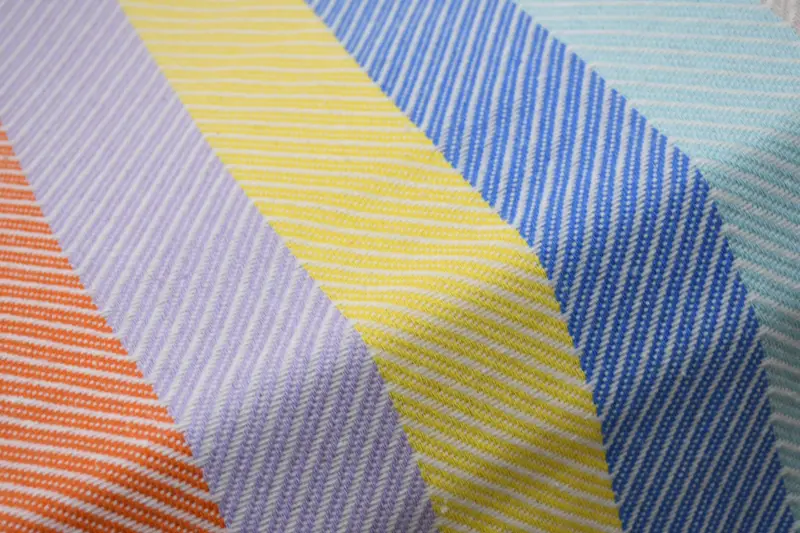 92x76 Cotton Chevron Towel, Tablecloth, Baby Boy Gift, Decorative Bedspread, Best Friend Wedding Gift, Personalized Gifts, Bachelorette Party Favors - 8