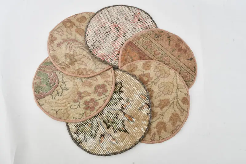 Beige & Brown Bohemian Placemat, 25x25 Inch Military Style Placemat