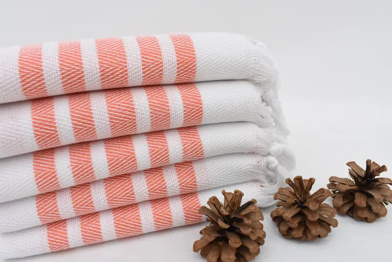 Gift For The Home Decor, 36x24 Cotton Herringbone Towel, Wedding Favors, Turkish Hand Towel, Personalized Turkish Towel, Monogrammed Hand Towel - 2