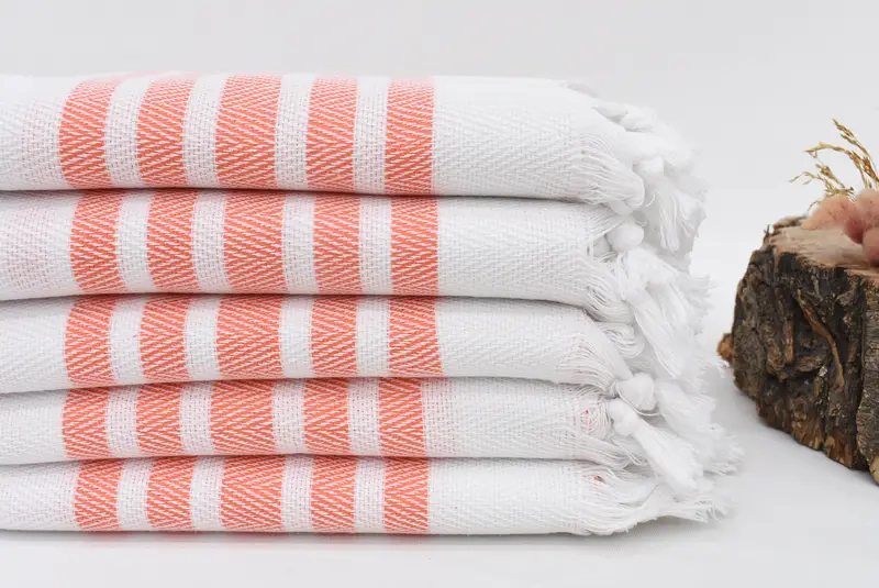 Gift For The Home Decor, 36x24 Cotton Herringbone Towel, Wedding Favors, Turkish Hand Towel, Personalized Turkish Towel, Monogrammed Hand Towel - 1