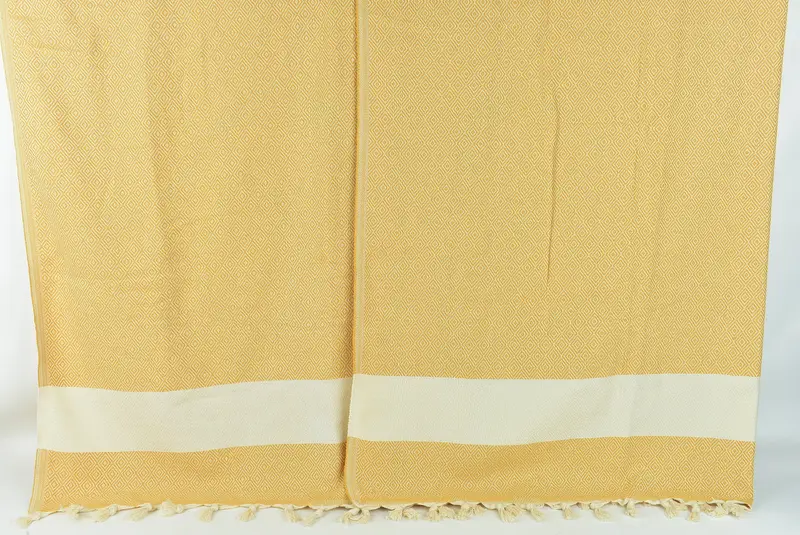 96x80 Cotton Diamond Towel, Throw Blanket for Bed, Custom Shower Curtain, Tablecloth, Turkish Bedspread, Boho Throw Blankets, Monogram Blanket - 7