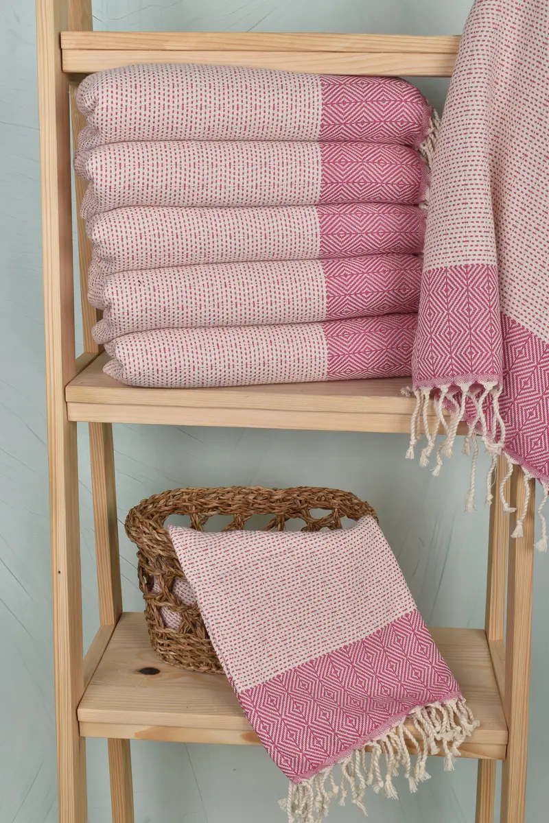 Custom Gift, Turkish Hand Towel, Best Friend Wedding Gift, Personalized Hand Towel, Best Friend Gift, 36x18 Cotton Diamond Towel, Personalized Gifts - 3