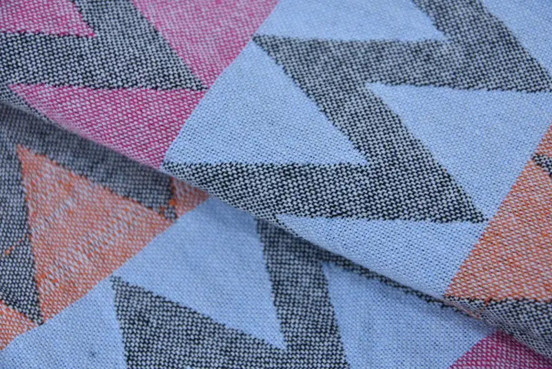 Peshtemal Towel, Lightweight Turkish towel, 70x40 Cotton Zigzag Design Towel, Turkish beach towel, Wedding Day Gift For Bride, Organic Cotton Towel - 7