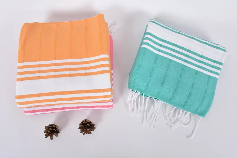 70x40 Cotton Striped Towel, Family Gift Basket, Lightweight towel, Beach Towel Gift, Bachelor Bachelorette Party Favors, Merry Christmas Gifts - 8