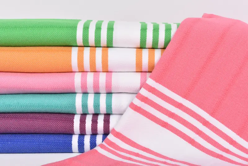 70x40 Cotton Striped Towel, Family Gift Basket, Lightweight towel, Beach Towel Gift, Bachelor Bachelorette Party Favors, Merry Christmas Gifts - 2