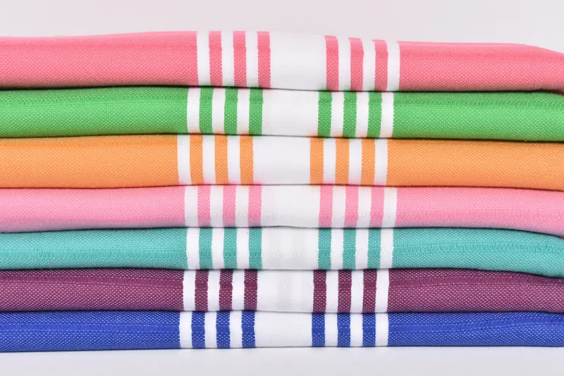 70x40 Cotton Striped Towel, Family Gift Basket, Lightweight towel, Beach Towel Gift, Bachelor Bachelorette Party Favors, Merry Christmas Gifts - 3
