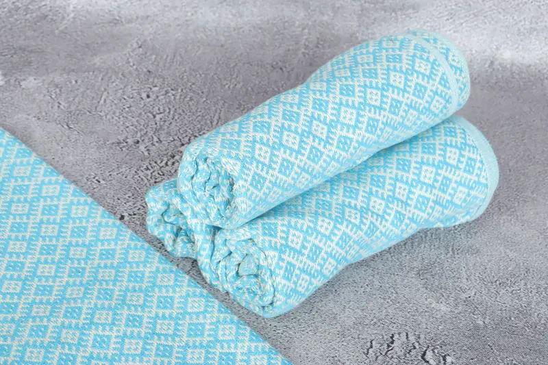 Bridesmaid Favors, Bridesmaid Gifts, 38x20 Cotton Diamond Towel, Home Decor Gifts, Spa Towel, Wedding Favors, Bachelorette Towel, Turkish Hand Towel - 8