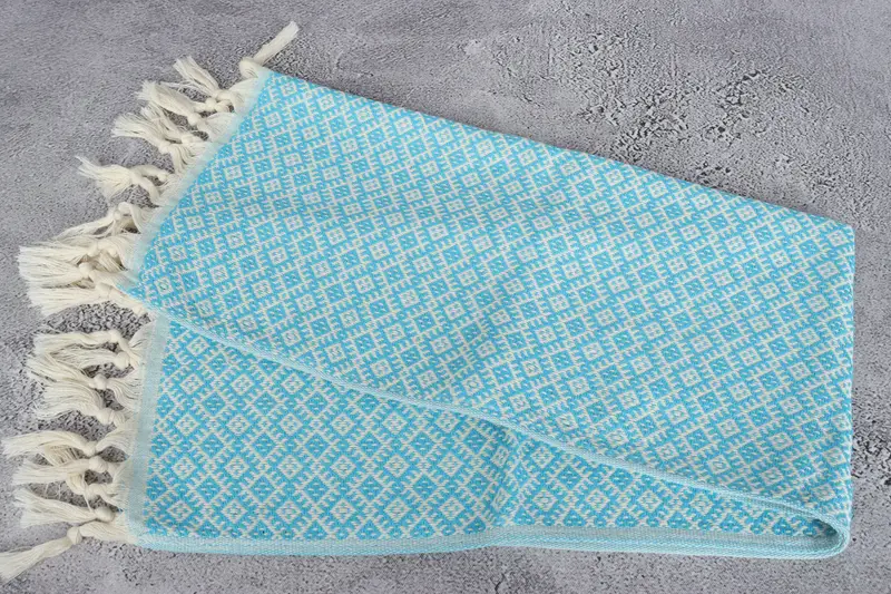 Bridesmaid Favors, Bridesmaid Gifts, 38x20 Cotton Diamond Towel, Home Decor Gifts, Spa Towel, Wedding Favors, Bachelorette Towel, Turkish Hand Towel - 6