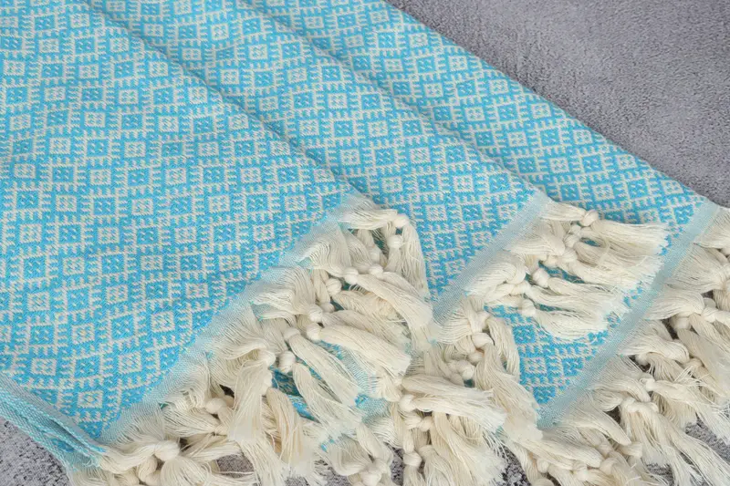 Bridesmaid Favors, Bridesmaid Gifts, 38x20 Cotton Diamond Towel, Home Decor Gifts, Spa Towel, Wedding Favors, Bachelorette Towel, Turkish Hand Towel - 5