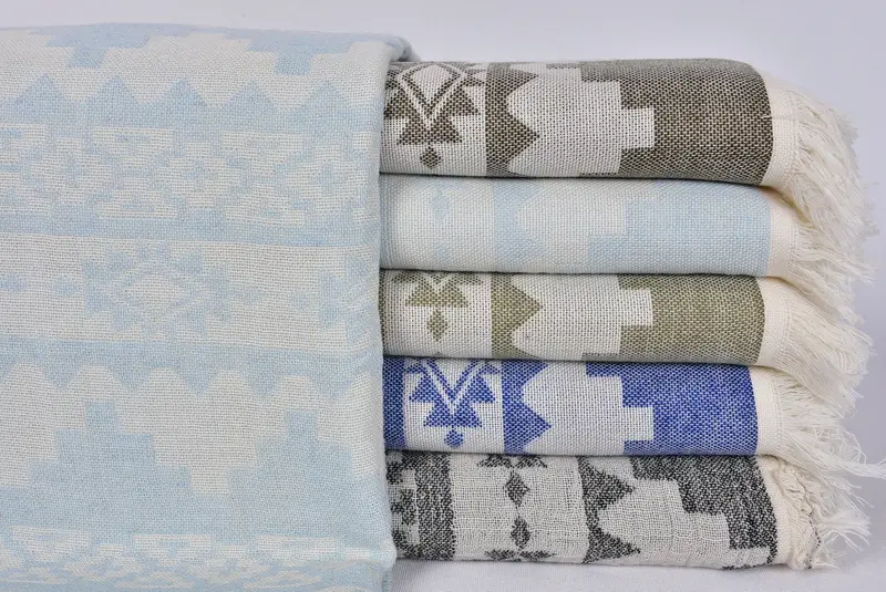 Bridal Shower Favors, Bulk Order Towel, House Warming Gift, 70x40 Cotton Kilim Towel, Gift For Her, Bath towel, Personalized Bridesmaid Beach Towel - 1