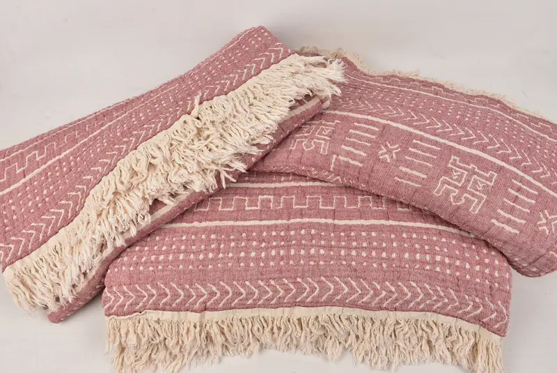 Decorative Blanket, Aesthetic Blanket, 92x80 Cotton Ethnic Design Towel, Bridesmaid Gifts, Organic Beach Blanket, Woven Blanket, Maid Of Honor Gift - 6