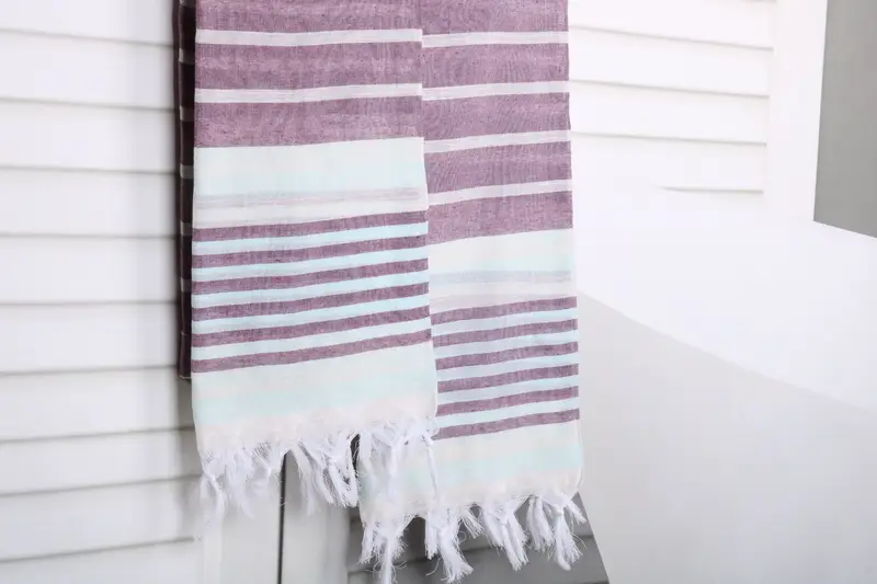 68x40 Cotton Striped Towel, Custom Gift, Personalized Towel, Valentines Gift, Personalized Turkish Beach Towel, Wedding Favors, Turkish Towel Bulk - 8
