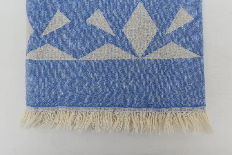 Wedding Towel, Cotton towel, Peshtemal Towel, Bachelorette Party Gifts Bridesmaids, Gift For Coworker, 68x36 Cotton Compass Rose Design Towel - 6