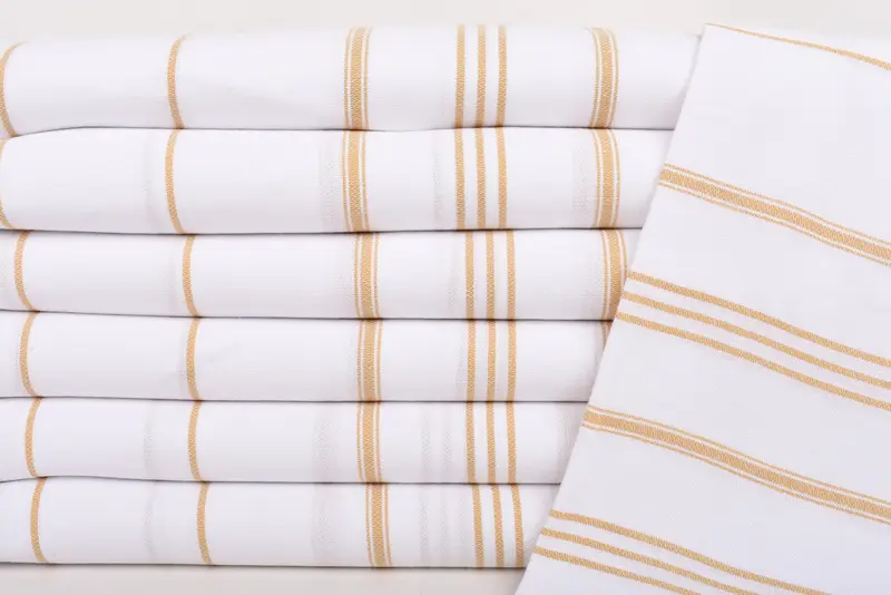 Personalized Kitchen Towel, 40x24 Cotton Striped Towel, Turkish Towel Hand Towel, Turkish Towel, Personalized Gifts, Bachelorette Party Items - 2