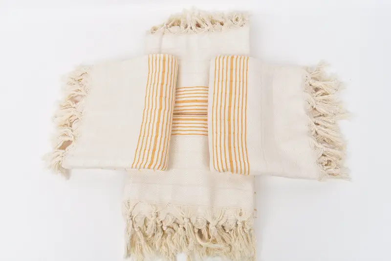 Lightweight Turkish towel for beach, Scarf Towel, Beach towel, Bachelor Gifts, Wedding Day Gift For Bride, 70x40 Cotton Striped Towel, Bath towel - 6
