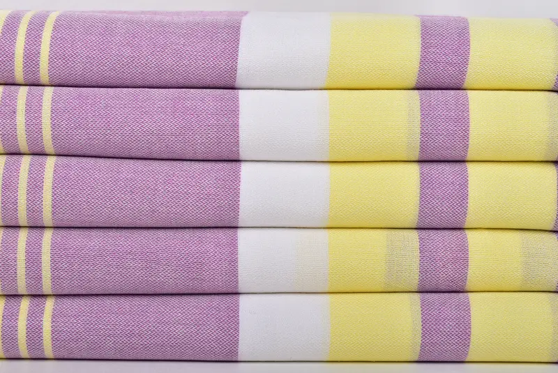 Authentic Turkish hammam peshtemal, Family Gift, Lightweight Turkish towel, Gifts For Him, Bachelorette Party Gift, 70x40 Cotton Striped Towel - 2