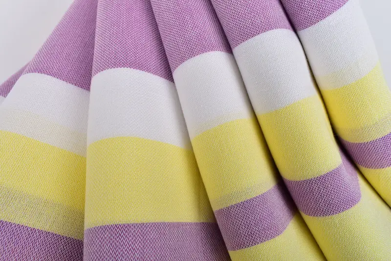 Authentic Turkish hammam peshtemal, Family Gift, Lightweight Turkish towel, Gifts For Him, Bachelorette Party Gift, 70x40 Cotton Striped Towel - 5
