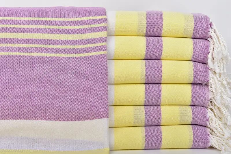 Authentic Turkish hammam peshtemal, Family Gift, Lightweight Turkish towel, Gifts For Him, Bachelorette Party Gift, 70x40 Cotton Striped Towel - 1