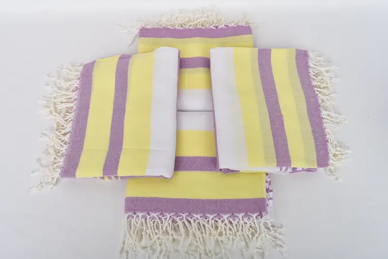 Authentic Turkish hammam peshtemal, Family Gift, Lightweight Turkish towel, Gifts For Him, Bachelorette Party Gift, 70x40 Cotton Striped Towel - 6