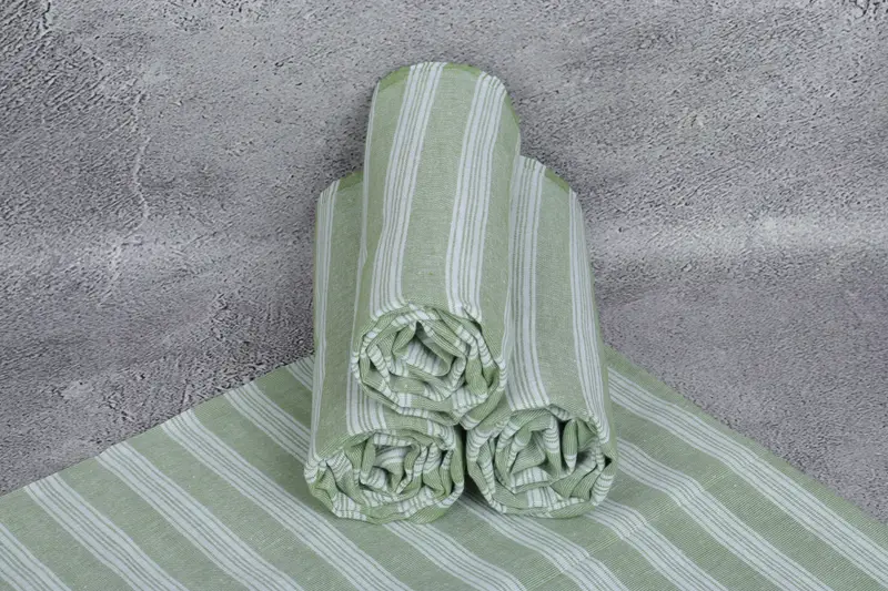 Wedding Gift, Handwoven Turkish Towel, Custom Towel, 70x40 Cotton Striped Towel, Bachelorette Party Gifts Bridesmaids, Wedding Shower Gift - 6