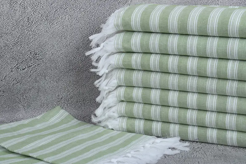 Wedding Gift, Handwoven Turkish Towel, Custom Towel, 70x40 Cotton Striped Towel, Bachelorette Party Gifts Bridesmaids, Wedding Shower Gift - 2