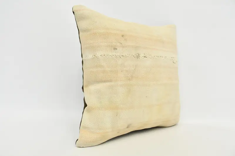 Interior Designer Pillow, Retro Throw Cushion, Boho Pillow, Home Decor Pillow, 20x20 Beige Cushion Cover, Pet Cushion Case, Cushion - 4