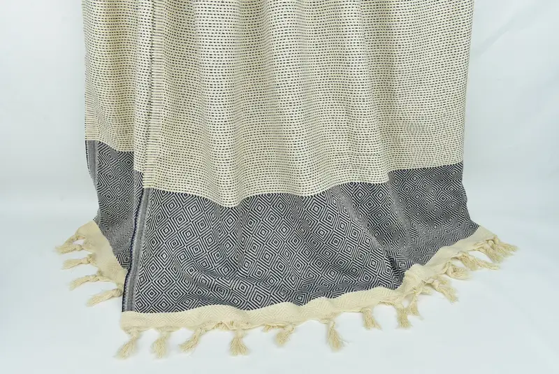 Woven Blanket, Personalized Blanket, Large Beach Towel Personalized, Wedding Gift For Bride, 104x80 Cotton Diamond Towel, Custom Wedding Gifts - 8