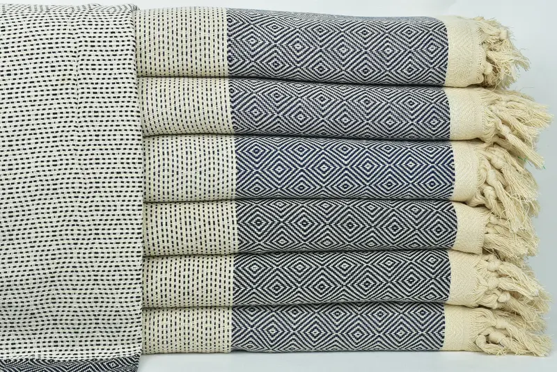 Woven Blanket, Personalized Blanket, Large Beach Towel Personalized, Wedding Gift For Bride, 104x80 Cotton Diamond Towel, Custom Wedding Gifts - 1
