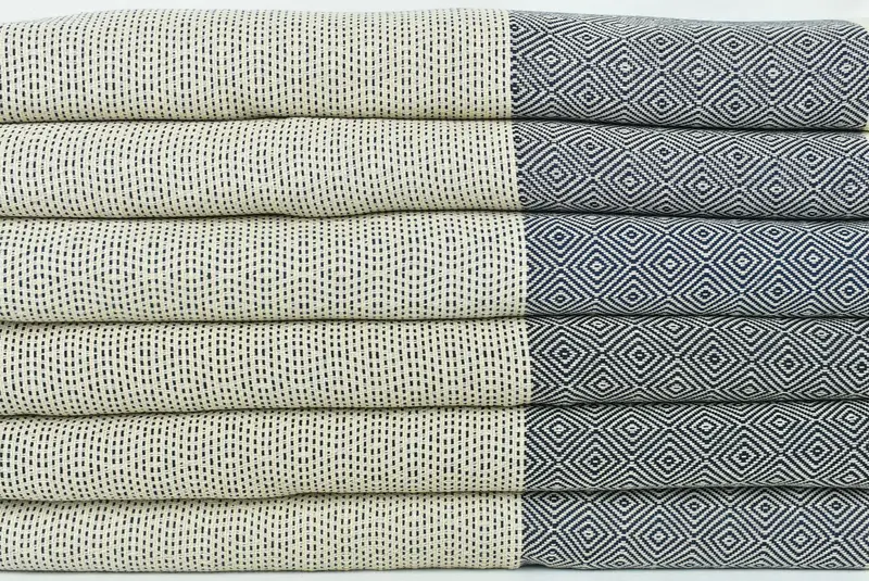 Woven Blanket, Personalized Blanket, Large Beach Towel Personalized, Wedding Gift For Bride, 104x80 Cotton Diamond Towel, Custom Wedding Gifts - 2