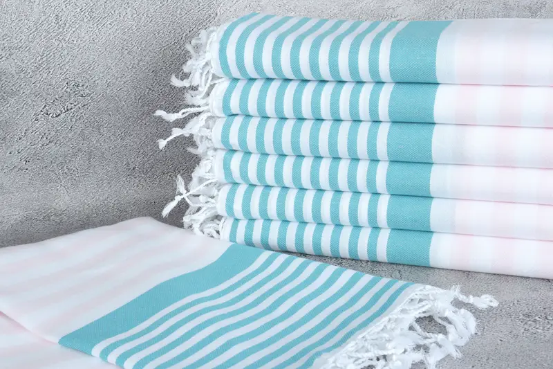 Bachelorette Party Gifts, Personalized Turkish Towel, Custom Wedding Gifts, 68x36 Cotton Striped Towel, Turkish Towel USA, Gift For Boyfriend - 2
