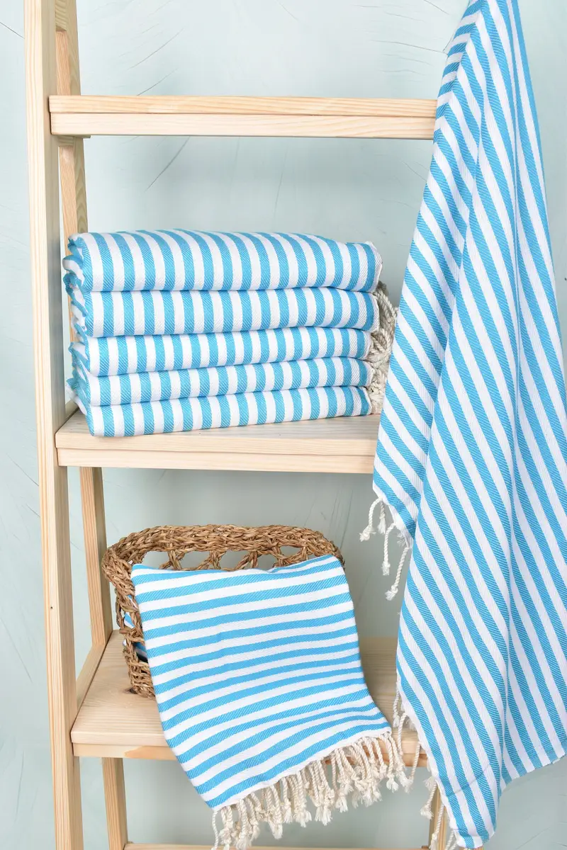 Valentines Day Gift For Him, 70x40 Cotton Striped Towel, Travel Towel, Turkish bath towel, Bachelor Bachelorette Party Favors, Cotton towel - 3