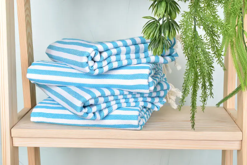 Valentines Day Gift For Him, 70x40 Cotton Striped Towel, Travel Towel, Turkish bath towel, Bachelor Bachelorette Party Favors, Cotton towel - 7